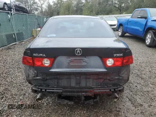 2004 Acura TSX with VIN JH4CL96854C031060, listed as a Copart auction lot 42148275 with 186,661 mi miles and Salvage Title. Bid and sale history available at carsss.com. Image 6.