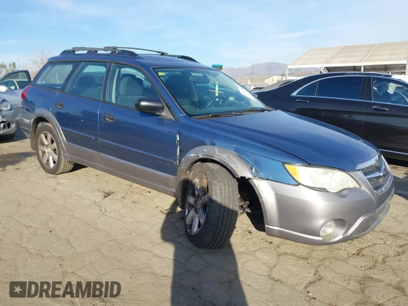 2008 Subaru Outback i with VIN 4S4BP61CX87334051, listed as a IAAI auction lot 41342060 with 123,755 mi miles and . Bid and sale history available at DreamBid. Image 1.