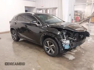 2019 Lexus NX with VIN JTJBARBZ3K2203796, listed as a IAAI auction lot 41486866 with 96,499 mi miles. Bid and sale history available at carsss.com. Image 1.