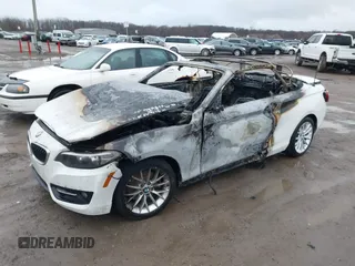 2016 BMW 2 Series 228i xDrive with VIN WBA1L9C56GV325558, listed as a IAAI auction lot 41833671 with 1 mi miles. Bid and sale history available at carsss.com. Image 2.