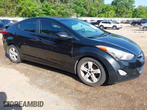 2012 Hyundai Elantra Limited with VIN KMHDH4AE4CU288433, listed as a IAAI auction lot 42001778 with 251,858 mi miles. Bid and sale history available at carsss.com. Image 1.