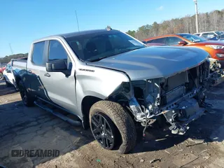 2024 Chevrolet Silverado 1500 Custom with VIN 1GCPDBEK4RZ233798, listed as a IAAI auction lot 41073685 with 33,194 mi miles and . Bid and sale history available at DreamBid. Image 13.