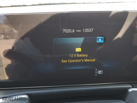 2023 Mercedes-Benz EQB with VIN W1N9M0KB4PN047337, listed as a Copart auction lot 55508124 with 13,537 mi miles and Salvage Title. Bid and sale history available at carsss.com. Image 9.