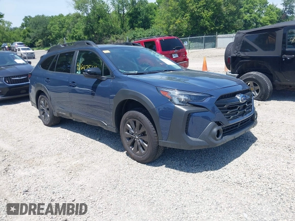 2025 Subaru Outback Onyx with VIN 4S4BTALC0S3245647, listed as a IAAI auction lot 42647564 with 3,472 mi miles and . Bid and sale history available at DreamBid. Image 1.