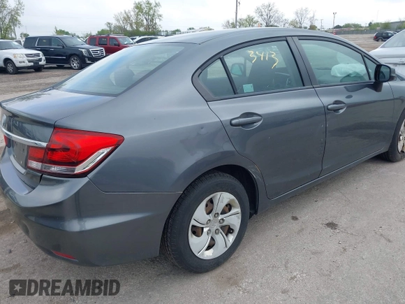 2013 Honda Civic LX with VIN 19XFB2F52DE013882, listed as a IAAI auction lot 42183413 with 217,293 mi miles and . Bid and sale history available at DreamBid. Image 6.