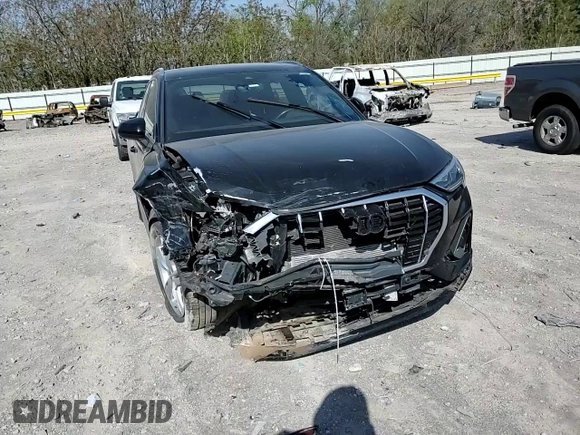 2020 Audi Q3 S line Premium Plus with VIN WA1EECF30L1055714, listed as a Copart auction lot 52678335 with Not provided miles and Salvage title. Bid and sale history available at DreamBid. Image 12.