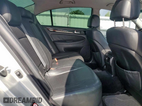 2013 Hyundai Genesis 3.8L with VIN KMHGC4DD4DU243086, listed as a Copart auction lot 60166675 with 95,471 mi miles and Salvage title. Bid and sale history available at DreamBid. Image 10.