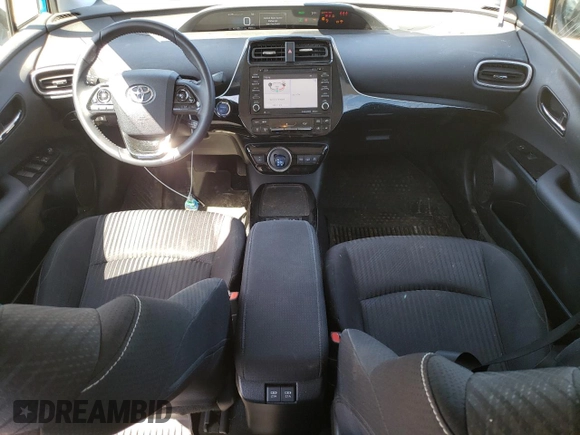 2020 Toyota Prius LE with VIN JTDKARFP9L3146348, listed as a Copart auction lot 52568685 with 41,105 mi miles and Salvage Title. Bid and sale history available at DreamBid. Image 8.