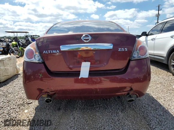 2012 Nissan Altima 2.5 S with VIN 1N4AL2AP8CN494205, listed as a Copart auction lot 52858425 with 172,487 mi miles and Salvage Title. Bid and sale history available at carsss.com. Image 6.