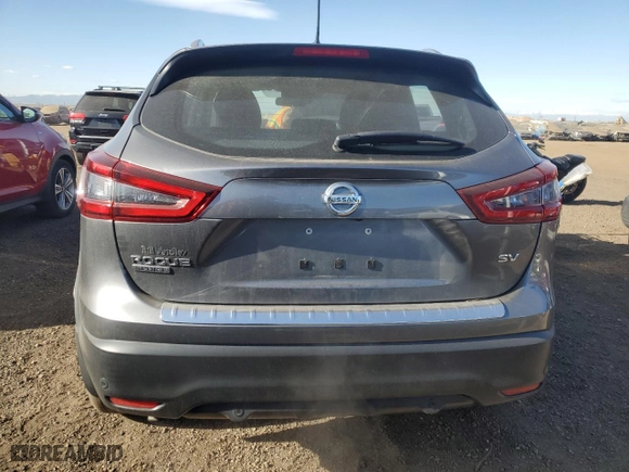 2020 Nissan Rogue Sport SL with VIN JN1BJ1CV4LW281467, listed as a Copart auction lot 81338534 with 27,210 mi miles and Clean Title. Bid and sale history available at carsss.com. Image 6.