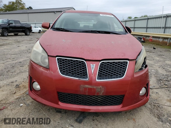 2009 Pontiac Vibe GT with VIN 5Y2SR67049Z412616, listed as a Copart auction lot 52541115 with 99,608 mi miles and Salvage Title. Bid and sale history available at carsss.com. Image 5.