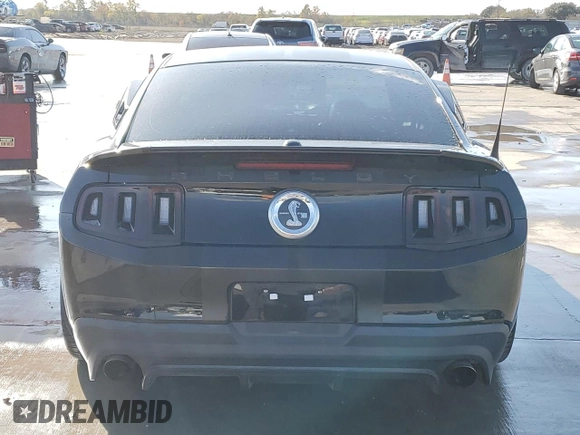 2010 Ford Mustang GT500 with VIN 1ZVBP8JS1A5169013, listed as a Copart auction lot 84772134 with Not provided miles and Clean title. Bid and sale history available at DreamBid. Image 6.