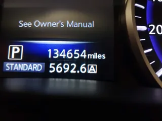2014 Infiniti Q50 Sport with VIN JN1BV7AR0EM695972, listed as a IAAI auction lot 41732229 with 134,654 mi miles and . Bid and sale history available at DreamBid. Image 16.