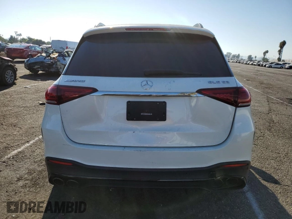 2023 Mercedes-Benz GLE 53 AMG with VIN 4JGFB6BBXPA855245, listed as a Copart auction lot 73234834 with 13,977 mi miles and Salvage title. Bid and sale history available at DreamBid. Image 6.