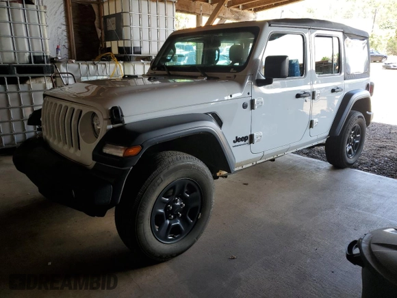 2023 Jeep Wrangler Sport с VIN 1C4HJXDG2PW701288, выставлен на аукционе Copart как лот 58585345 с пробегом 30 127 миль миль и Чистый • Clean title. История ставок и продаж доступна на DreamBid. Изображение 1.