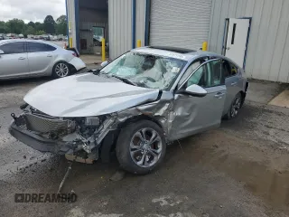 2024 Honda Accord EX-L с VIN 1HGCY2F66RA081320, выставлен на аукционе Copart как лот 57871735 с пробегом Не указан миль и Списание • Salvage title. История ставок и продаж доступна на DreamBid. Изображение 1.