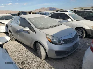 2015 Kia Rio LX with VIN KNADM4A3XF6436038, listed as a Copart auction lot 85834574 with 66,085 mi miles and Salvage Title. Bid and sale history available at carsss.com. Image 4.