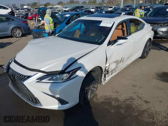 2023 Lexus ES with VIN 58ADA1C1XPU034091, listed as a IAAI auction lot 41490306 with 37,126 mi miles. Bid and sale history available at carsss.com. Image 17.