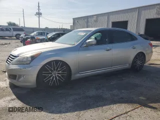 2013 Hyundai Equus Signature z VIN KMHGH4JH4DU063096, wystawiony jako Copart lot #59844795 z przebiegiem 133 213 mil mil oraz Szkoda całkowita • Salvage title. Historia ofert i sprzedaży dostępna na DreamBid. Obrazek 1.
