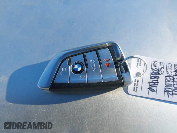 2019 BMW 5 Series M550i xDrive with VIN WBAJB9C51KB288416, listed as a IAAI auction lot 41265378 with 52,529 mi miles and . Bid and sale history available at DreamBid. Image 11.