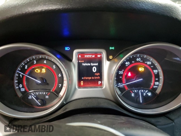 2015 Dodge Journey SXT with VIN 3C4PDCCG9FT722284, listed as a Copart auction lot 84937724 with 210,747 mi miles and Salvage title. Bid and sale history available at DreamBid. Image 9.