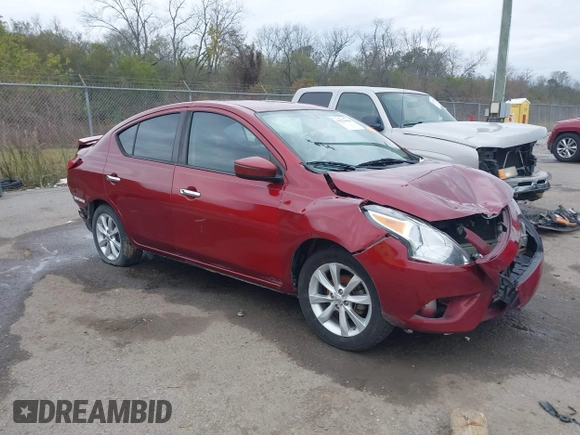 2016 Nissan Versa SV with VIN 3N1CN7APXGL903940, listed as a IAAI auction lot 41276464 with 1 mi miles. Bid and sale history available at carsss.com. Image 1.