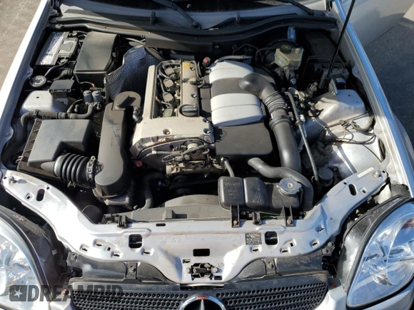 2002 Mercedes-Benz SLK-Class 2.3L Kompressor with VIN WDBKK49FX2F242987, listed as a Copart auction lot 65685554 with 96,461 mi miles and Salvage Title. Bid and sale history available at carsss.com. Image 11.