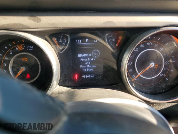 2021 Jeep Wrangler Unlimited Sport with VIN 1C4HJXKN2MW591498, listed as a Copart auction lot 78276744 with 98,868 mi miles and Salvage title. Bid and sale history available at DreamBid. Image 9.