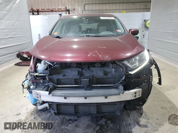 2018 Honda CR-V EX-L with VIN 7FARW2H89JE003899, listed as a Copart auction lot 47533495 with 116,416 mi miles and Salvage Title. Bid and sale history available at carsss.com. Image 5.