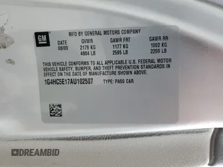 2010 Buick Lucerne CXL with VIN 1G4HC5E17AU102507, listed as a Copart auction lot 51135355 with 137,356 mi miles and Salvage Title. Bid and sale history available at DreamBid. Image 12.