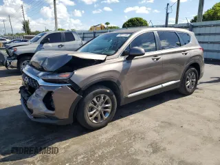2019 Hyundai Santa Fe SE with VIN 5NMS23AD4KH030322, listed as a Copart auction lot 60911155 with 112,724 mi miles and Non repairable. Bid and sale history available at DreamBid. Image 1.