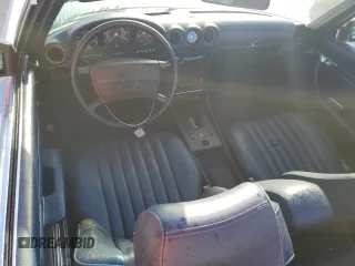 1989 Mercedes-Benz 560 SL with VIN WDBBA48D4KA104474, listed as a Copart auction lot 76584374 with 118,252 mi miles and Salvage Title. Bid and sale history available at carsss.com. Image 8.