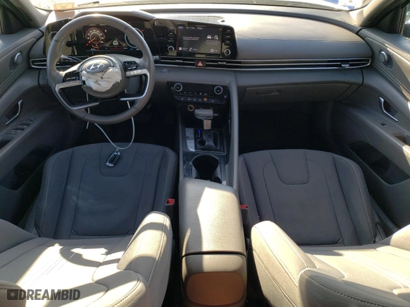 2021 Hyundai Elantra SEL with VIN KMHLN4AG7MU164230, listed as a Copart auction lot 48193615 with 63,797 mi miles and Salvage Title. Bid and sale history available at carsss.com. Image 8.