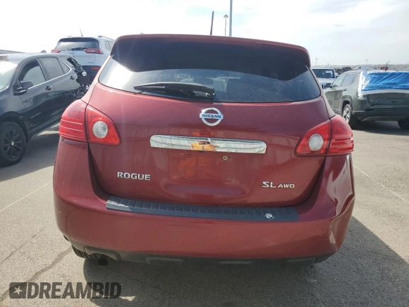 2012 Nissan Rogue S with VIN JN8AS5MV6CW413693, listed as a Copart auction lot 53064725 with 144,178 mi miles and Salvage Title. Bid and sale history available at DreamBid. Image 6.