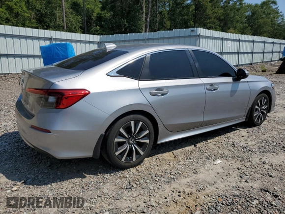 2022 Honda Civic EX with VIN JHMFE1F7XNX008710, listed as a Copart auction lot 62135565 with 42,517 mi miles and Salvage title. Bid and sale history available at DreamBid. Image 3.