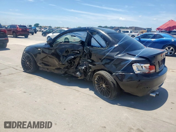 2012 BMW 1 Series 135i with VIN WBAUC9C51CVM13036, listed as a Copart auction lot 63093615 with Not provided miles and Clean title. Bid and sale history available at DreamBid. Image 2.