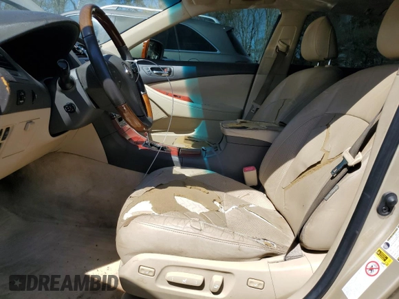 2007 Lexus ES 350 with VIN JTHBJ46G572102506, listed as a Copart auction lot 50373145 with 192,705 mi miles and Non Repairable. Bid and sale history available at carsss.com. Image 7.