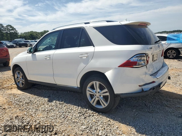 2015 Mercedes-Benz M 350 with VIN 4JGDA5JB6FA617820, listed as a Copart auction lot 57787965 with 135,285 mi miles and Salvage title. Bid and sale history available at DreamBid. Image 2.