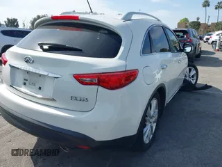 2012 Infiniti FX35 with VIN JN8AS1MU8CM122544, listed as a IAAI auction lot 41607649 with 152,415 mi miles. Bid and sale history available at carsss.com. Image 4.