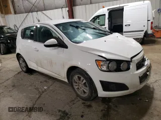 2016 Chevrolet Sonic LT with VIN 1G1JC6SHXG4107781, listed as a Copart auction lot 87621095 with 0 mi miles and Non Repairable. Bid and sale history available at carsss.com. Image 4.