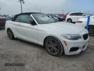 2016 BMW 2 Series M235i with VIN WBA1M1C53GV393976, listed as a Copart auction lot 74225284 with 0 mi miles and Non Repairable. Bid and sale history available at carsss.com. Image 4.