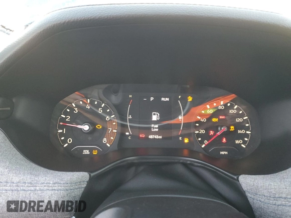 2022 Jeep Compass Latitude with VIN 3C4NJCBB7NT119404, listed as a Copart auction lot 81812534 with 48,743 mi miles and Salvage Title. Bid and sale history available at DreamBid. Image 9.