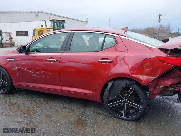 2013 Kia Optima EX with VIN 5XXGN4A76DG237177, listed as a IAAI auction lot 41744981 with 128,605 mi miles. Bid and sale history available at carsss.com. Image 14.