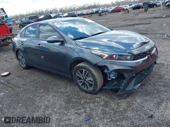 2023 Kia Forte LXS with VIN 3KPF24AD1PE668078, listed as a IAAI auction lot 41860426 with 23,930 mi miles. Bid and sale history available at carsss.com. Image 1.