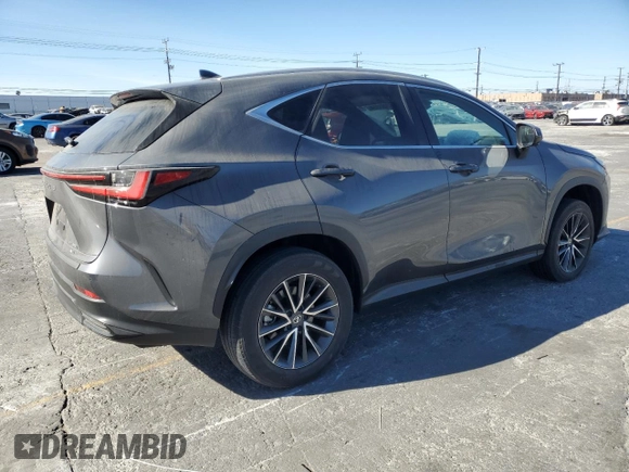 2024 Lexus NX with VIN 2T2GGCEZ2RC048133, listed as a Copart auction lot 82991934 with 9,140 mi miles and Salvage Title. Bid and sale history available at carsss.com. Image 3.