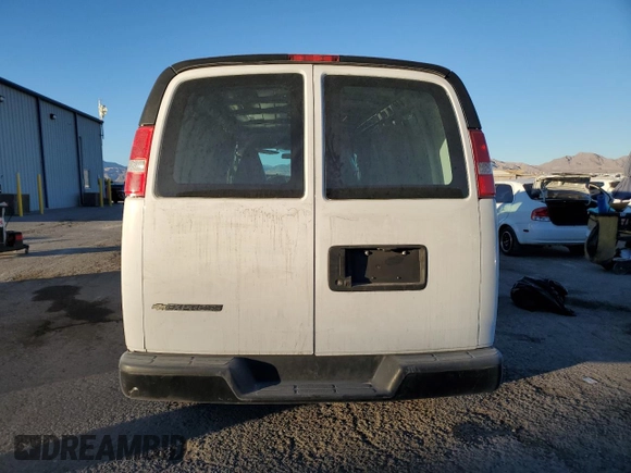 2021 Chevrolet Express Cargo with VIN 1GCWGBFP6M1268993, listed as a Copart auction lot 79764904 with 66,600 mi miles and Salvage title. Bid and sale history available at DreamBid. Image 6.