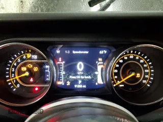 2019 Jeep Wrangler Unlimited Sahara with VIN 1C4HJXEG1KW541377, listed as a Copart auction lot 53295615 with 91,255 mi miles and Clean title. Bid and sale history available at DreamBid. Image 9.