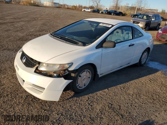 2009 Honda Civic Cpe DX with VIN 2HGFG12269H007541, listed as a Copart auction lot 78618534 with 190,746 mi miles and Salvage Title. Bid and sale history available at carsss.com. Image 1.