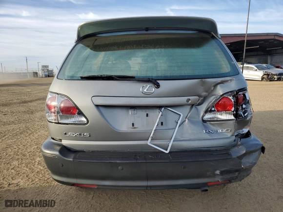 2002 Lexus RX 300 with VIN JTJGF10U520136291, listed as a Copart auction lot 47238175 with 88,701 mi miles and Salvage Title. Bid and sale history available at carsss.com. Image 6.