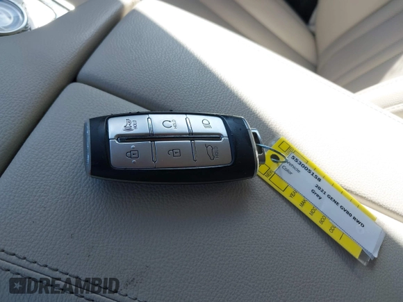 2021 Genesis GV80 with VIN KMUHB4SB8MU060882, listed as a IAAI auction lot 42011746 with Not Provided miles and . Bid and sale history available at DreamBid. Image 11.